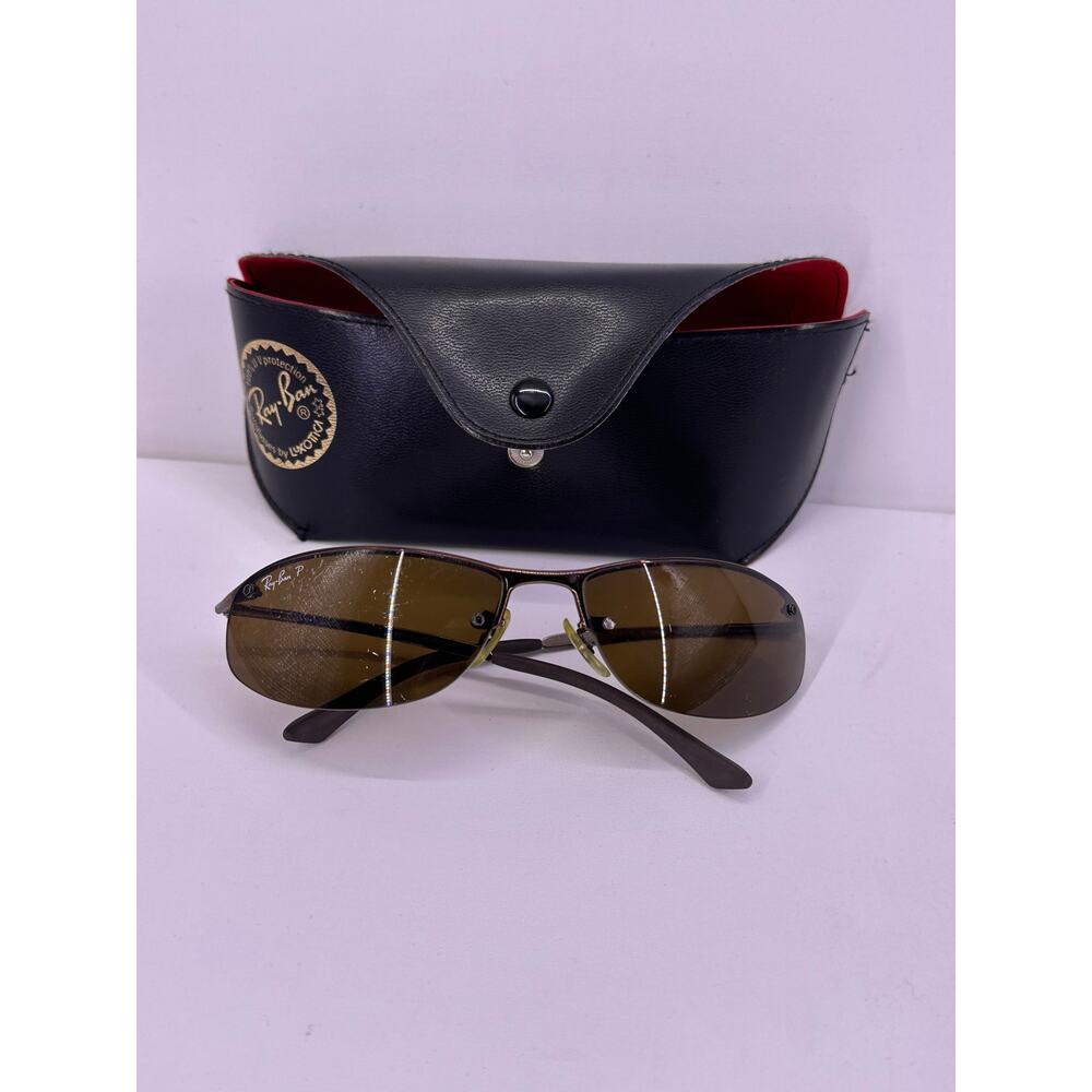 Ray Bans RB 3179 014/83 63/15 Polarized Gunmetal
